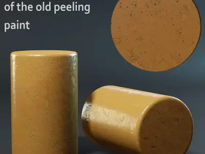 Material of the old peeling paint Texture