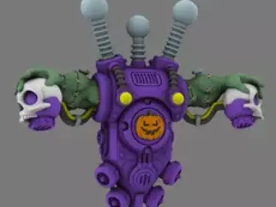 Pumpkin Lords V10K Franken-Pack Backpack 3D print model