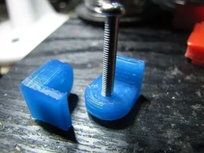 Printrbot standoff and glass clamp Free 3D print model