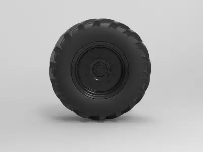 Offroad wheel 5 3D model