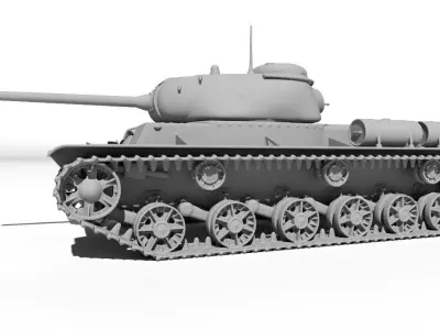 Tank KV-85 for 3D print 3D print model