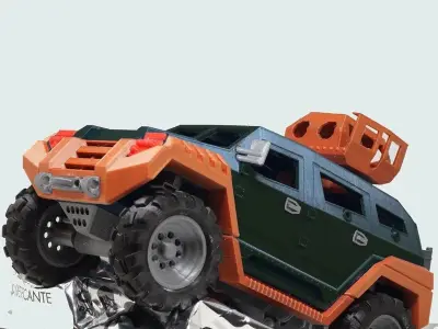 Armored swat combat vehicle  Free 3D print model