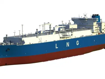 LNG Tanker 3D model