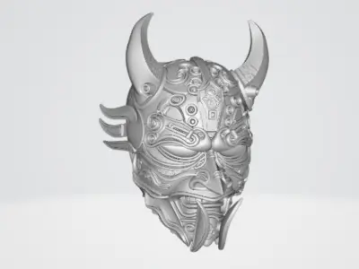 Samurai Mask 8 3D model