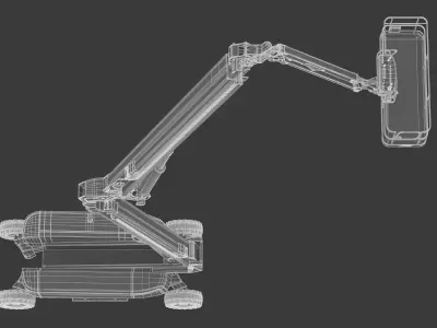 JLG 1500AJ PArticulating Boom Lift 3D model