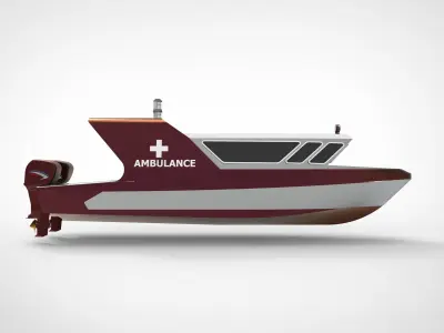 Ambulance  ship 3D model
