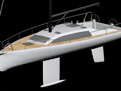 Sailboat 3D model purchase