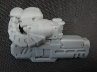 CHIBI-TECH SD - MK-VII PEACEKEEPER SOLO 3D print model