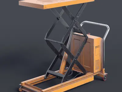 Scissor Lift Table I 3D model