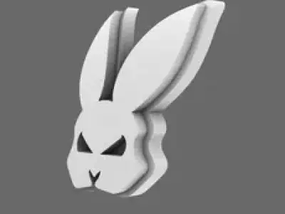 Bunny Boys V10B Shoulder Symbols 3D print model