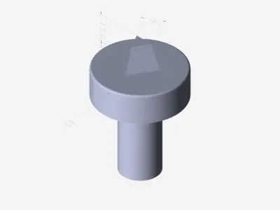 frustum triangular tool Free 3D model