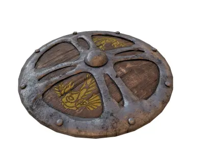 Shield-1 shield Low-poly 3D model