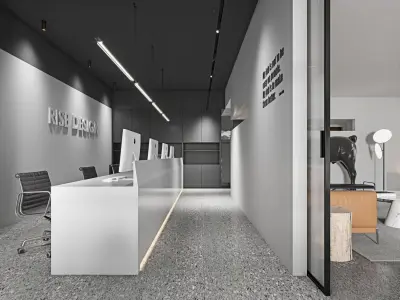 office interior 3D model 12