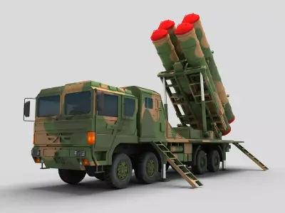 HQ 22 Air Defense Missile 3D model