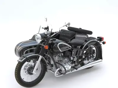 Ural Retro 3D model