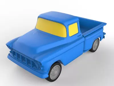 Chevrolet Task Force 1962 Classic Car 3D print model