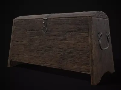 Slavomir Viking Chest Low-poly 3D model
