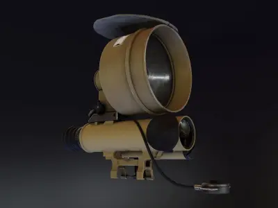 Eltro B8V NV Scope Low-poly 3D model