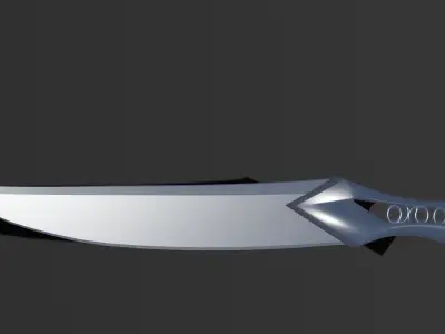 Dagger knife Free 3D model purchase