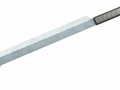 Sword 40 Low-poly 3D model