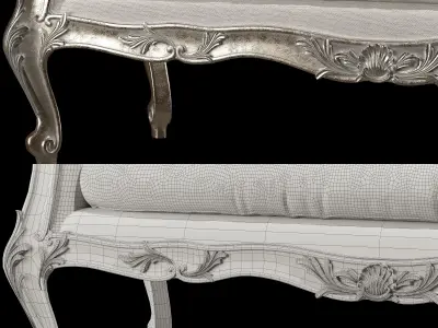 kosovart soft bench 3D model