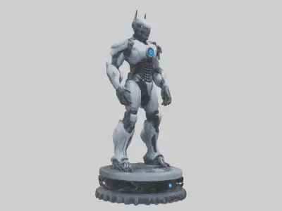 BioMachine Enforcer statue model 3D model