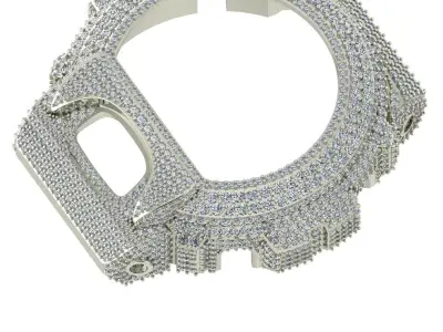  G Shock DW 6900 Watch Diamond Case -  3D print model 3D print model