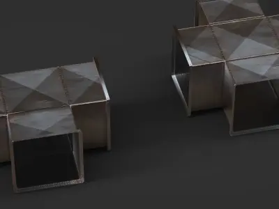 Industrial Ventilation Free low-poly 3D model