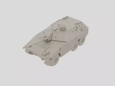 Heavy Armored Personnel Carrier for 3D print 3D model