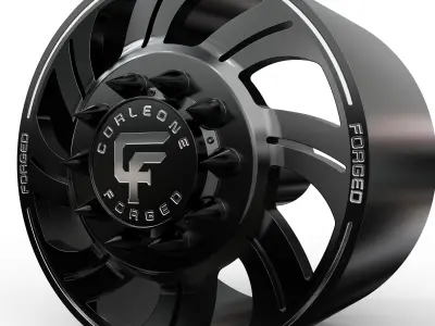 corleone front capone dually wheel 3D print model