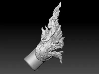 snake head  3D model