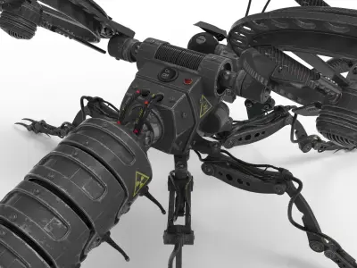 Robot wasp 3D model purchase