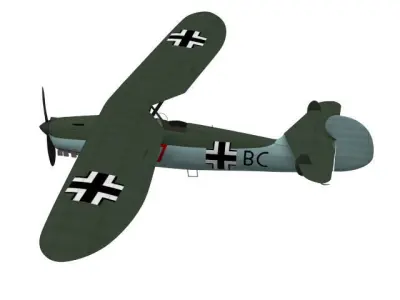 Focke-Wulf fw 56 stosser 3D model