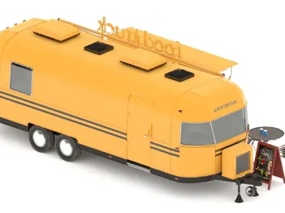 Food truck 3D model