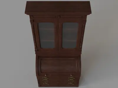Antique Hutch 3D model
