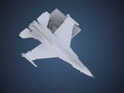 F-16 Fighting Falcon Desktop Model Statue PM-206 3D print model