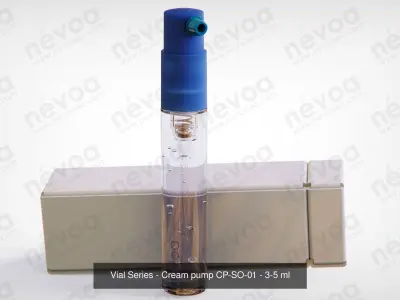 Vial Series - Mist sprayer - Cream pump - 3-5 ml 3D Model Pack