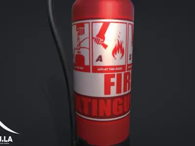 Fire Extinguisher 3D model 11