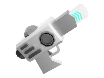 3d Pump SG Blaster low poly icon 3D model purchase