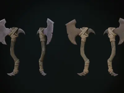 melee colection Free Model Free low-poly 3D model