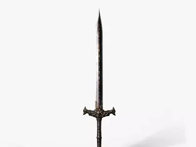 Sword 02 V2 Low-poly 3D model