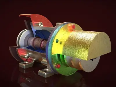 Bench Grinder I Touret a meuler Free 3D model