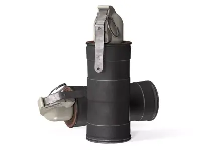 MILITARY Game Ready Soviet GRD Smoke Grenade Low-poly 3D model