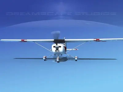 Cessna C152 Aerobat V10 3D model