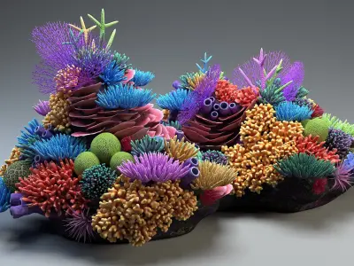 Coral Reef 03 3D model