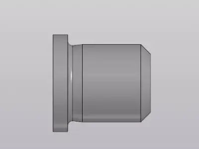 Cylindrical Die Matrix - Stamping Tool Part 3D model