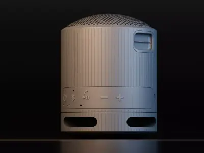 Modern Portable Bluetooth Speaker 3D model