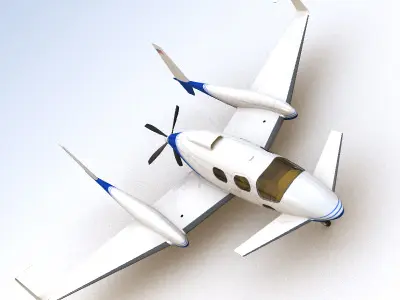 SciFi Future General Aviation 3D model