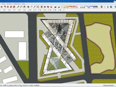 Sketchup Office building 200 3D model