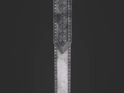 Sword Melee Weapon Low-poly 3D model
